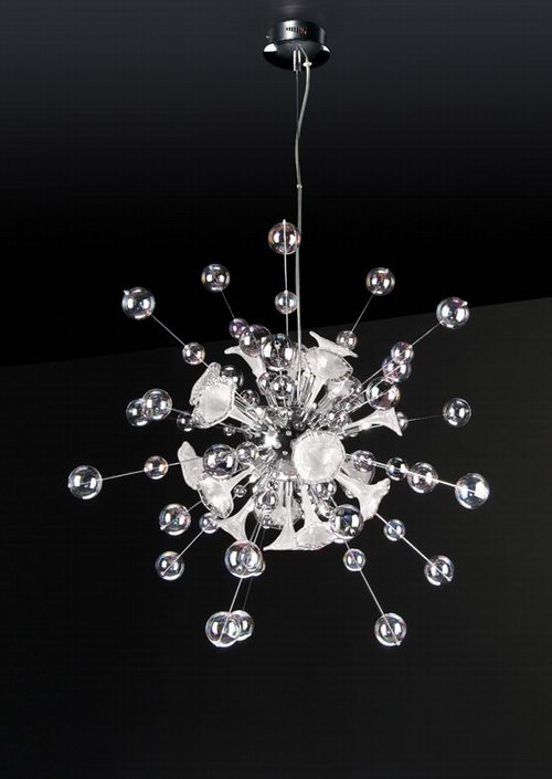 Modle 3D lustre de cristal radiale