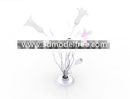 Ouverture lampe en forme fleurs