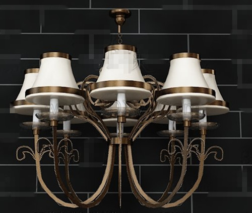 Combinaison de huit lumires pendants