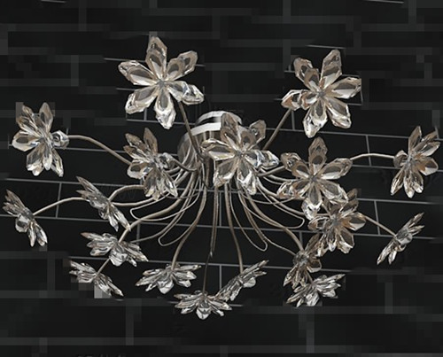 Pendentif cristal Blooming forme de fleurs