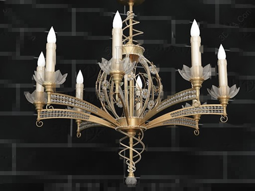 Mtal exquis cadre pendentif bougie