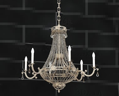 Cristal rideaux pendant des bougies