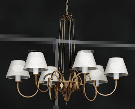 Blanc abat lampe pendentif en mtal