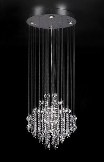 Europenne lustre moderne en verre de cristal
