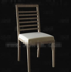 Chaise en bois simples Burly
