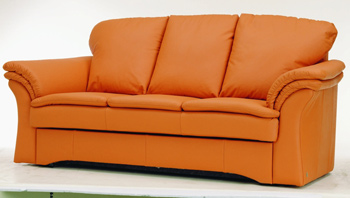 Moderne orange trois siges canaps