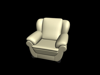 Canap cuir style europen single