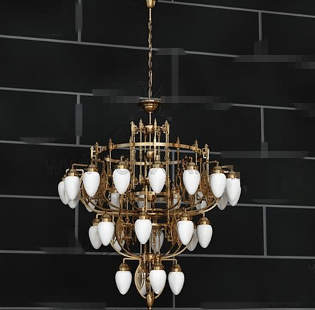 En or mtal exquis Lustre armature