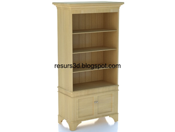 Moderne modle en bois 3D coffret