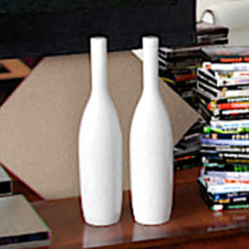 Simple Blanche bouteilles Modle 3D