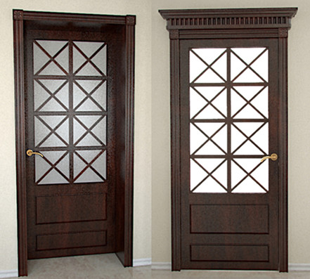 Portes de style chinois Brown