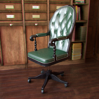 Vert Fauteuil simple patron classique