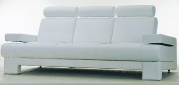 Style europen canap blanc simples