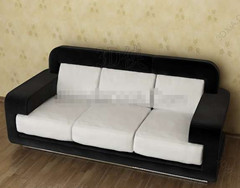 Moderne en noir et blanc trois siges canaps
