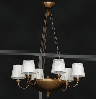 Lustre or plateau blanc