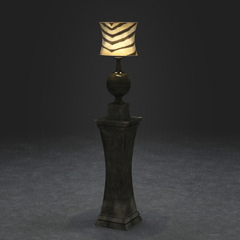 Modle 3D de Lampadaire classique