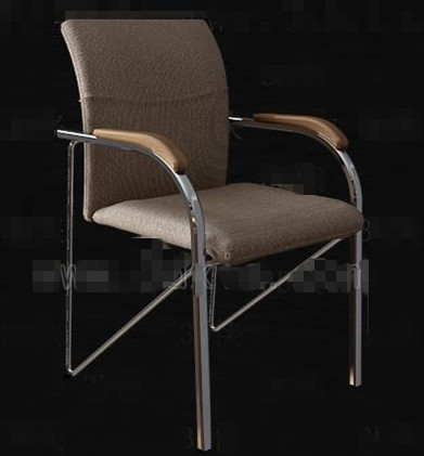 Brown chaise de bureau simples