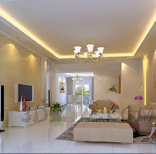 Moderne lumire ambiante jaune vivant thme