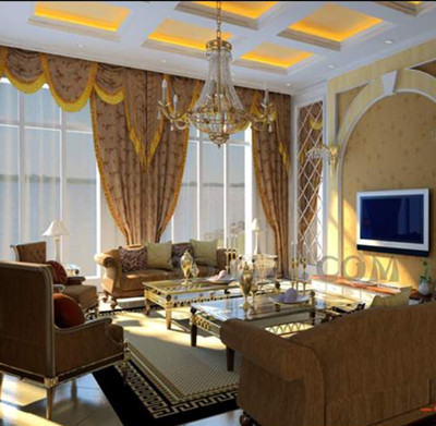 Type europen chambre dore vivant thme
