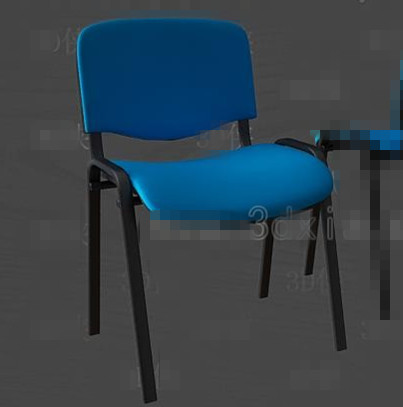 Bleu chaise de bureau mode