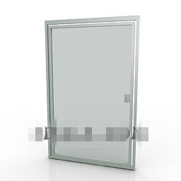 Porte de douche gris argent