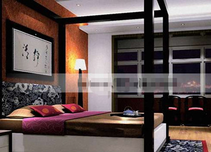 Chinoise chambre de mode exquise