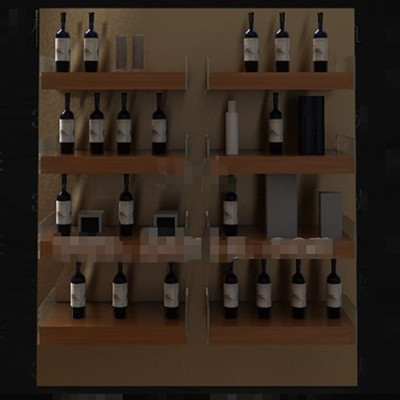 Bois armoire  vin tagre de style