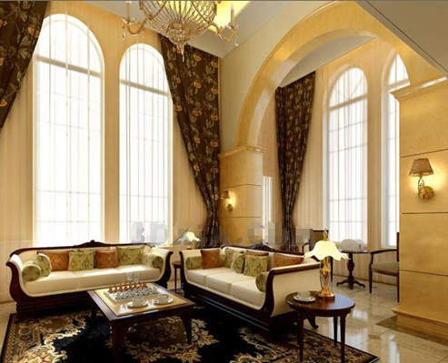 Pale chambre jaune vie de style europen