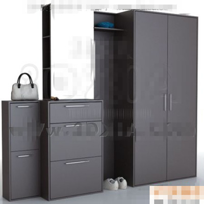 Simple armoire combinaison noir et blanc