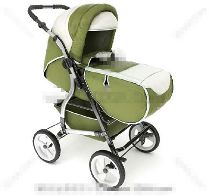 Multi-fonctionnel lit vert chariot bb
