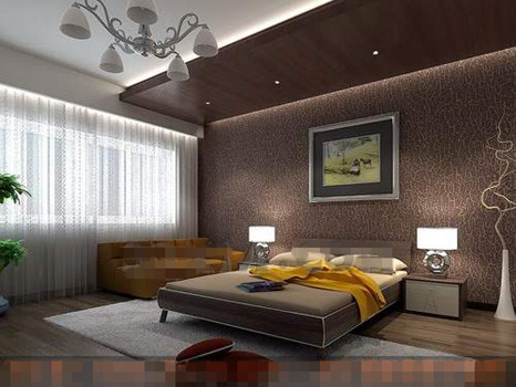 Chambre Brown thme simple