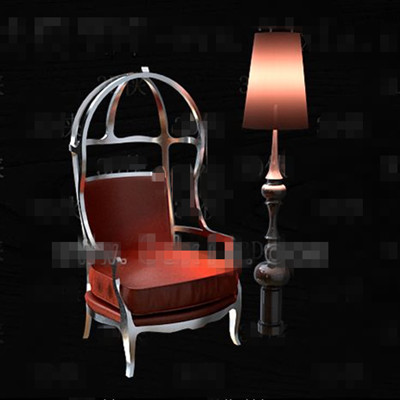 Rouge canap uniques plafond mtallique