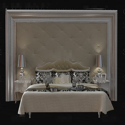 Superbe corticale lit beige deux