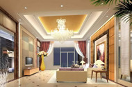 Moderne or pice chaude vivant ton
