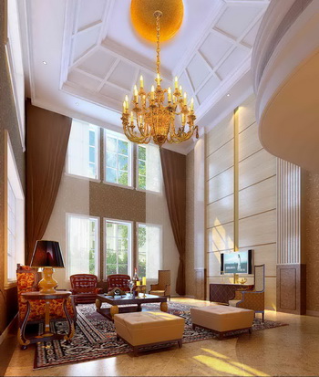 Salon luxueux et spacieux