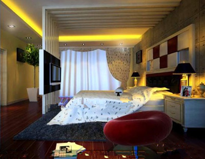 Chambre de luxe moderne et lgant