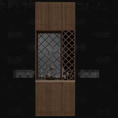 Rtro armoire creuse vin conçu