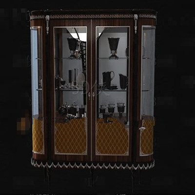 Les fentres de verre armoire  vin conçu