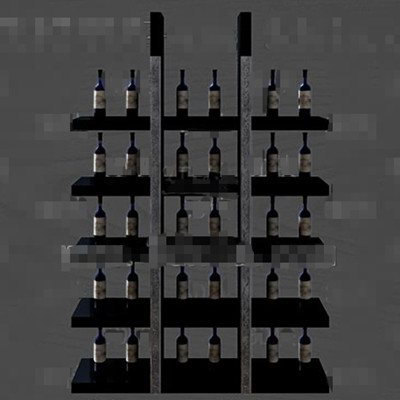 Gris et noir armoire  vin uniques