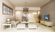 Salon confortable et chaleureux