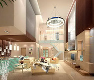 Moderne duplex salle chaude vie luxueuse
