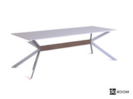 Moderne table blanc tranche uniques