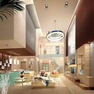 Moderne salon de luxe penthouse