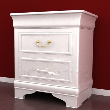 Blanc armoire simples chevet style europen