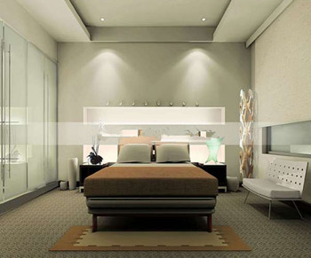 Moderne et lgant chambre minimaliste