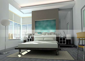 Chambre lumineuse et simple mode