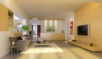 Frais salon jaune et blanc vivant couleur