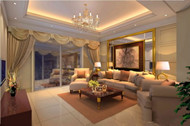 Salle de sjour spacieuse et confortable