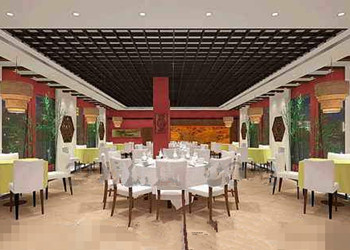 Restaurant dcoration la chinoise spacieuse