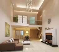 Moderne confortable salle salon double-couche